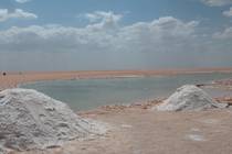 Le lac salé Chott el Jerid